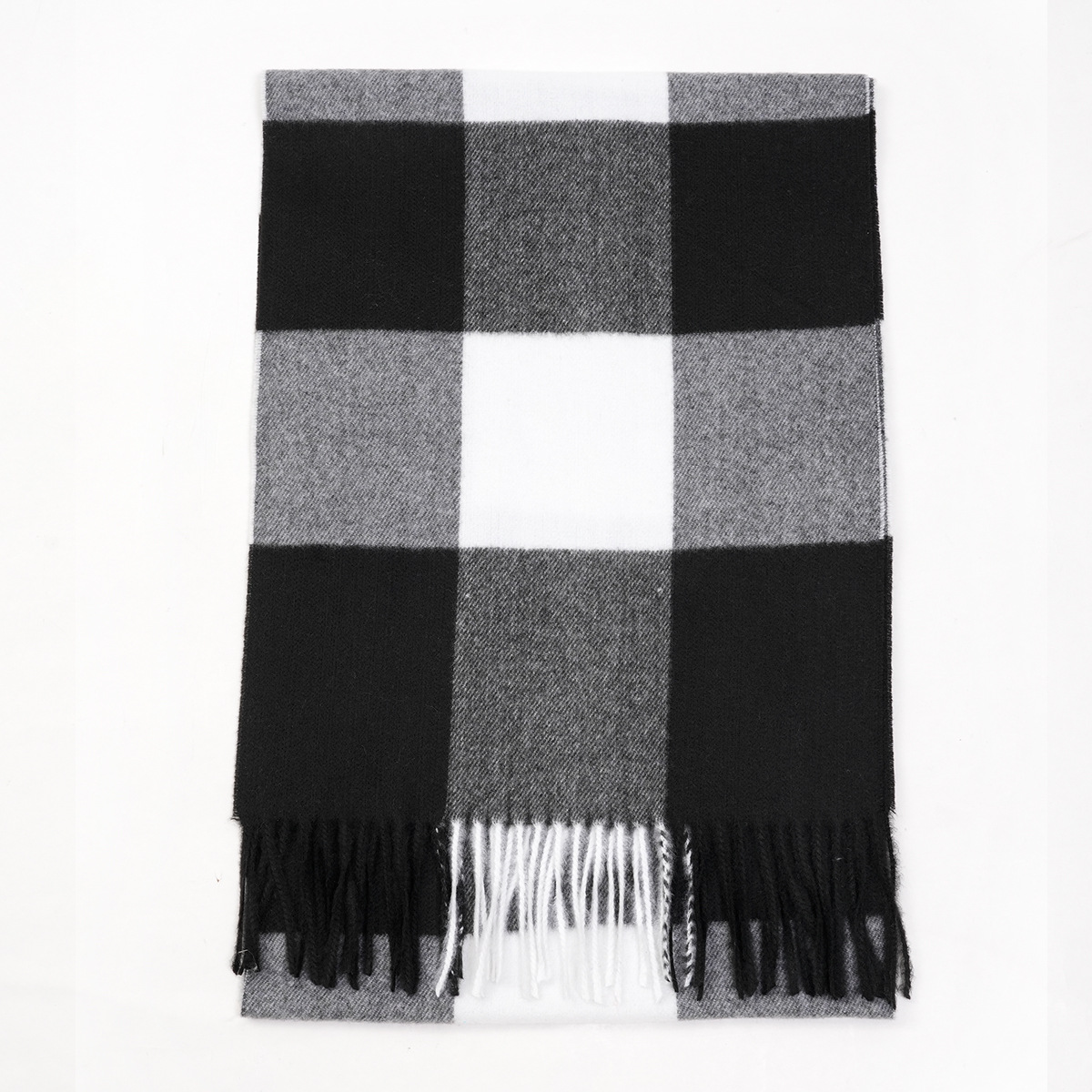 2023 Men's Cashmere Classic Casual Men's Warm Scarf Boys Winter High-End Plaid Scarf Scarf