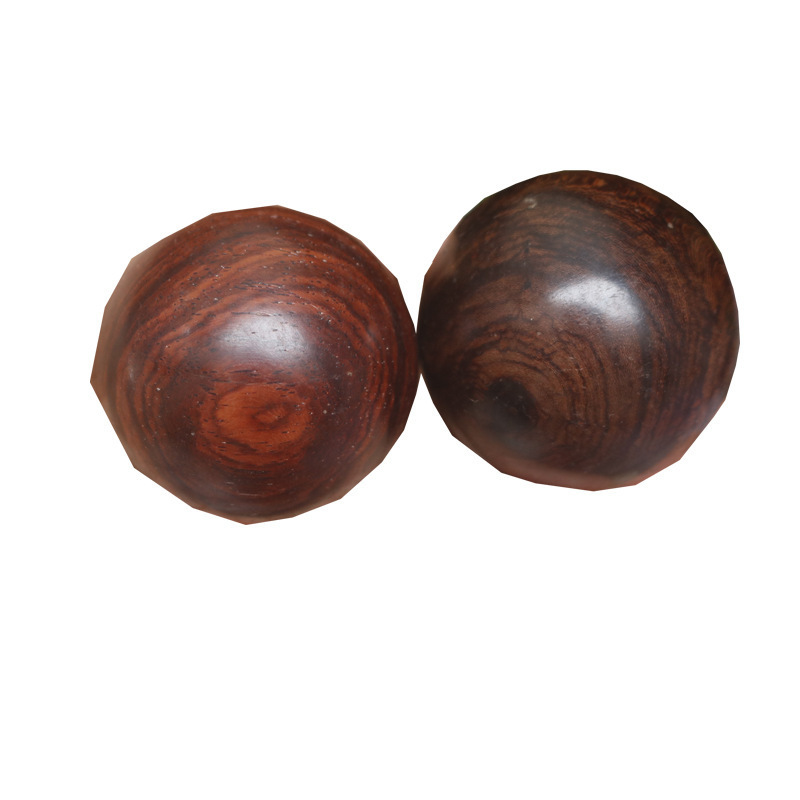 老年人保健球正品实木手球缅甸花枝木质球老人健身养生保健手球