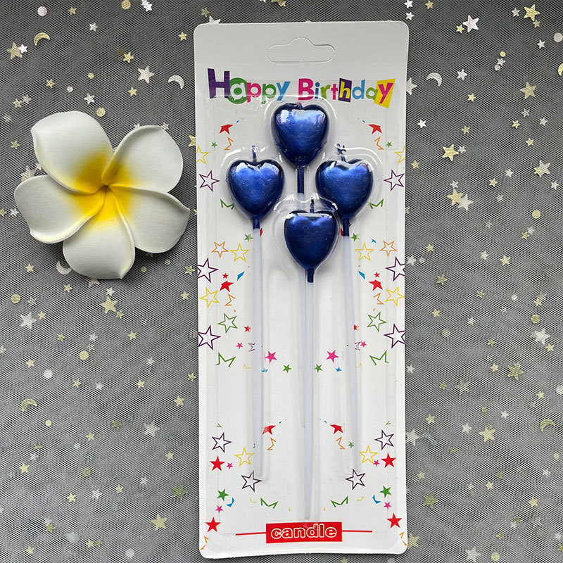 Wholesale Birthday Candle Personalized Creative Long Brush Holder Candle Romantic Party Cake Baking Decoration Candle