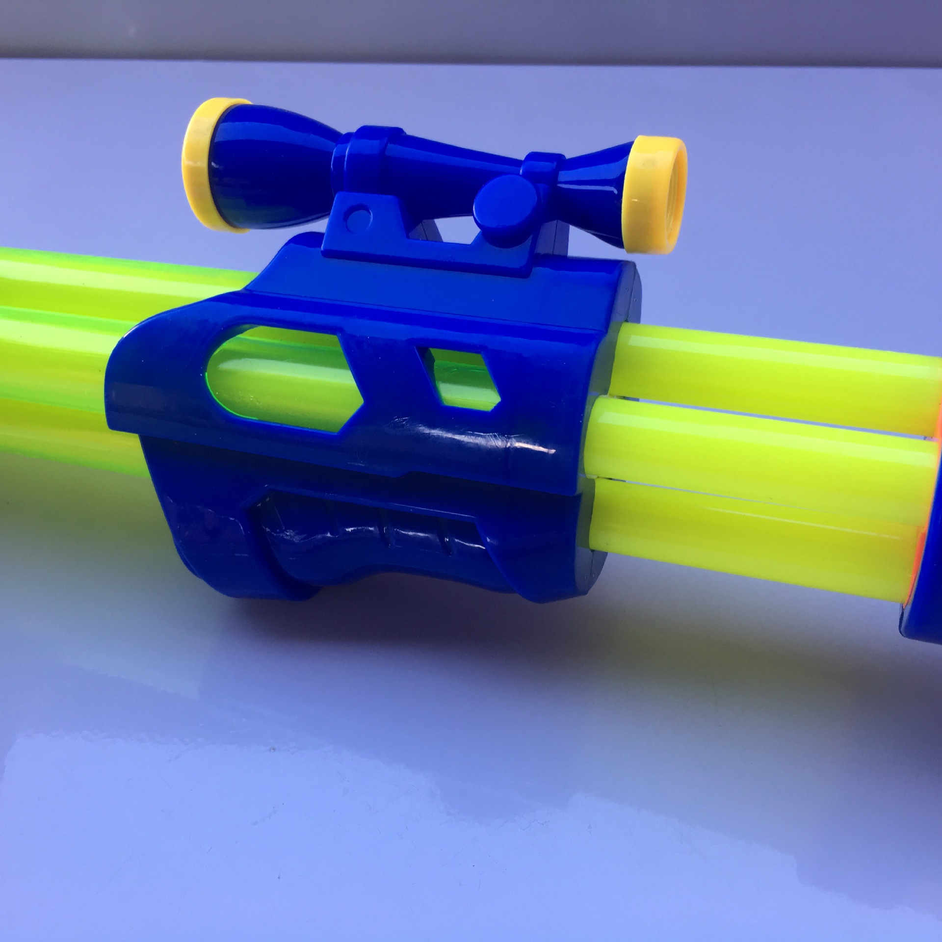 新款猎枪四管漂流水枪抽拉式透明水炮猎枪式水炮沙滩戏水玩具水枪