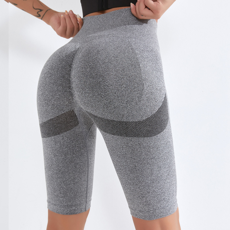 Summer Sports and Fitness Shorts Women's High Waist Hip Lift Five Points Yoga Pants Peach Hip Fitness Pants Yoga Clothes Manufacturer