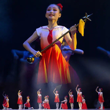 六一儿童少先队员中小学生演出服女红领巾国庆大合唱舞蹈表演服浦