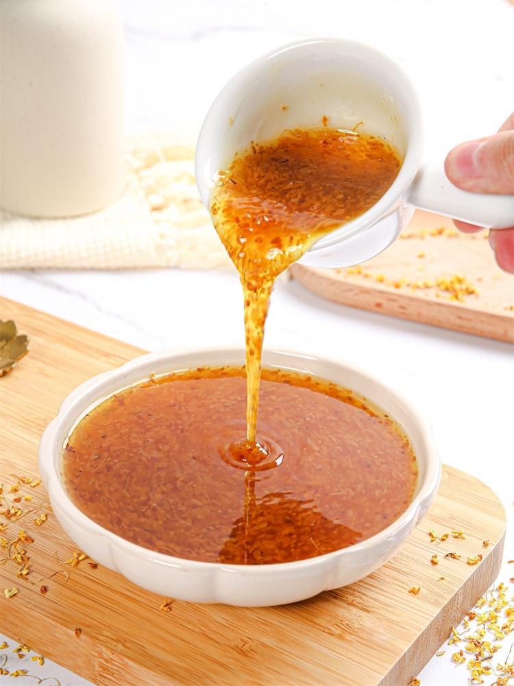 桂花酱蜜酿糖浆糖 桂花然天甜冰粉组合配料家用 果酱 商用 摆摊调