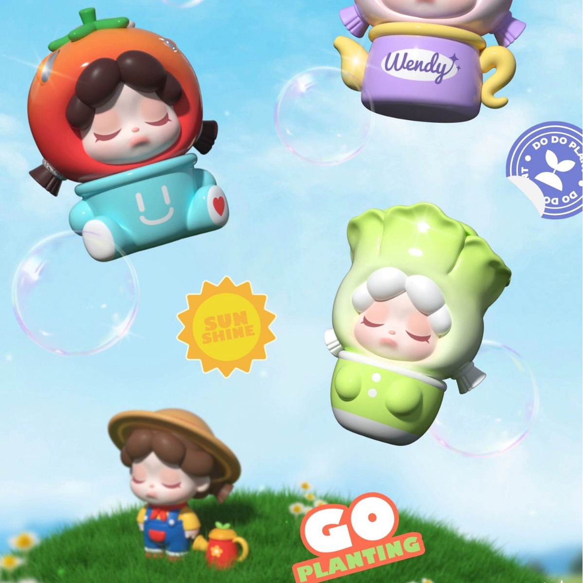 dodo plant一起种植吧小盲盒wendy nami新款迷你盲盒可爱潮玩礼品