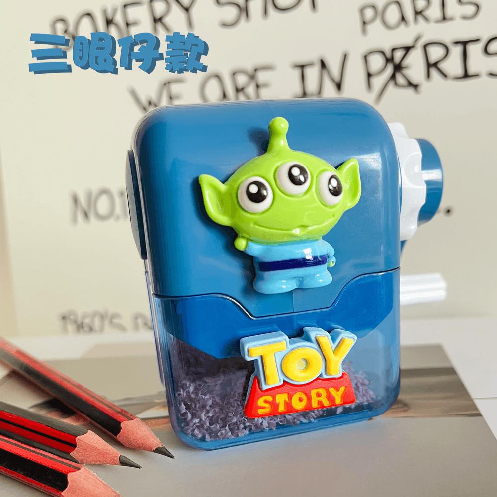 Hand-Cranking Pencil Sharpener Primary School Children Colored Pencil Pencil Shapper Kindergarten Girl Boy Cartoon Manual Pencil Sharpener