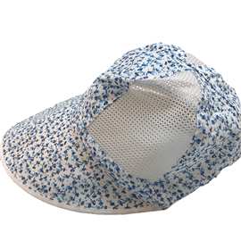 夏季防嗮大沿女士帽子半边透气凉帽 2元店货源女士帽子百货批发