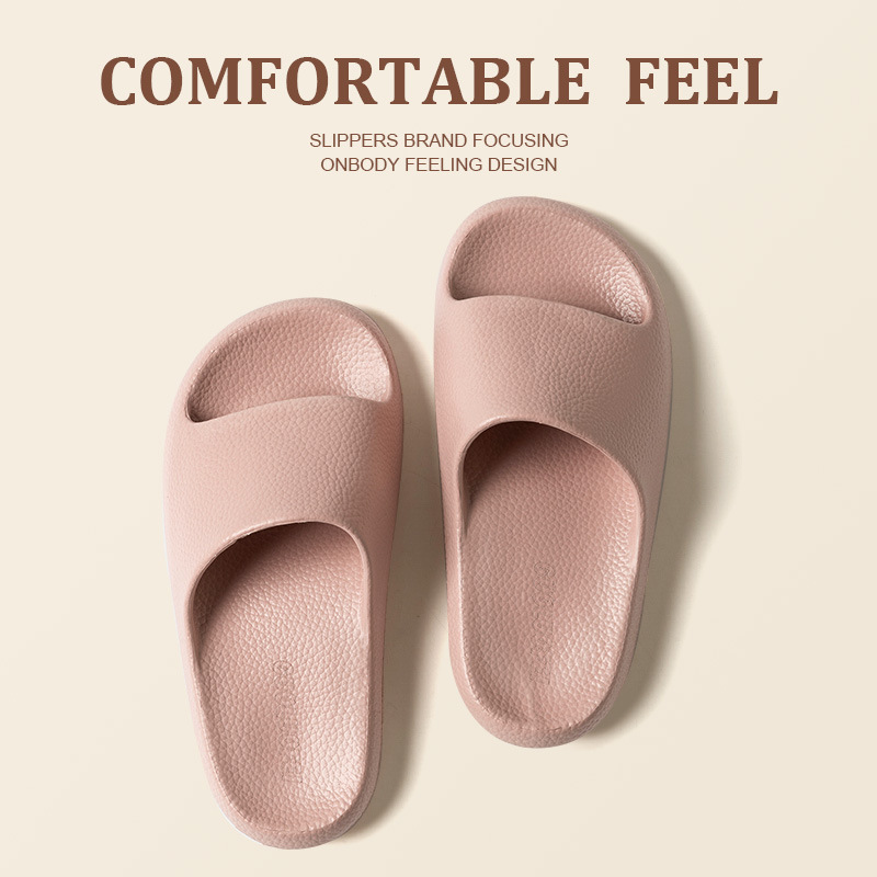 Women's Summer Vintage Leather Pattern Eva Non-Slip Slippers Men's Indoor Soft Bottom Mute Couple Gift Slippers