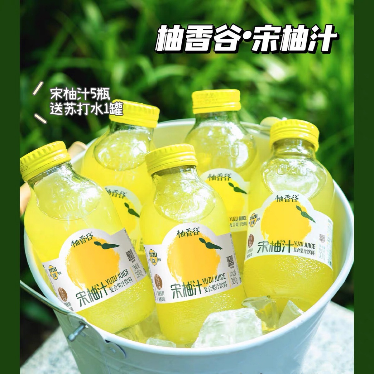柚香谷宋柚汁复合果汁饮料双柚汁饮品柠檬西柚清爽5瓶包邮-阿里巴巴