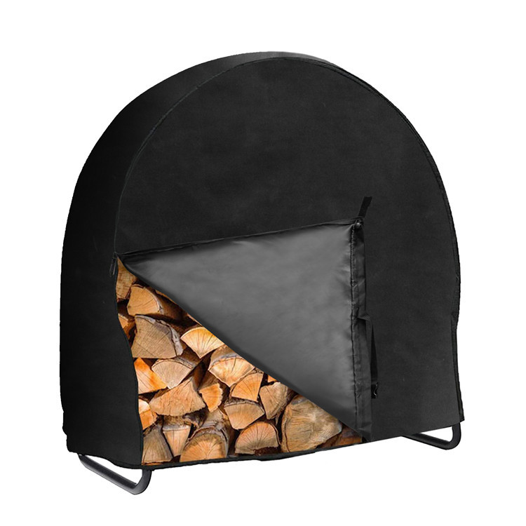 Cross-Border Source Factory Garden Outdoor round Firewood Rack Cover Furniture Cover Firewood Shed Sunshade Waterproof Furniture Cover