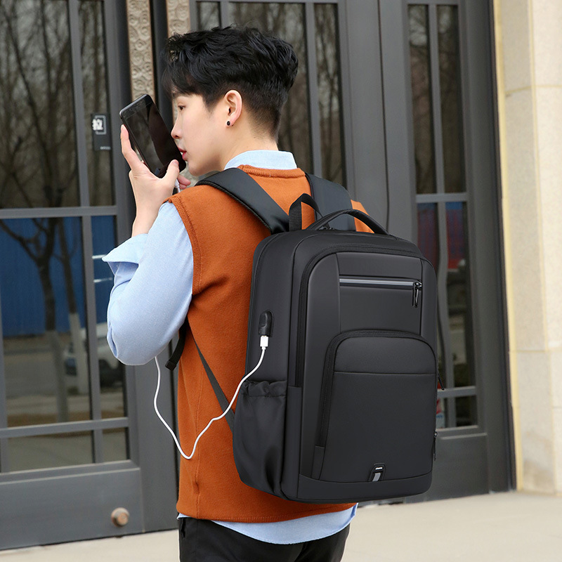 2023 New College Students Bag Multi-Functional Reflective Breathable Backpack Waterproof Travel Computer Backpack