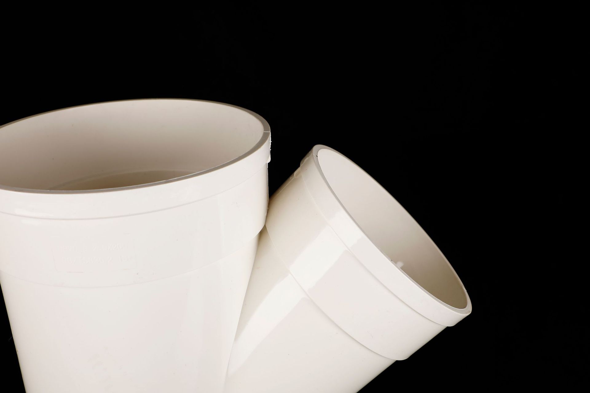 pvc斜三通大口径排水系列管件配件 大口径排水斜三通厂家直供