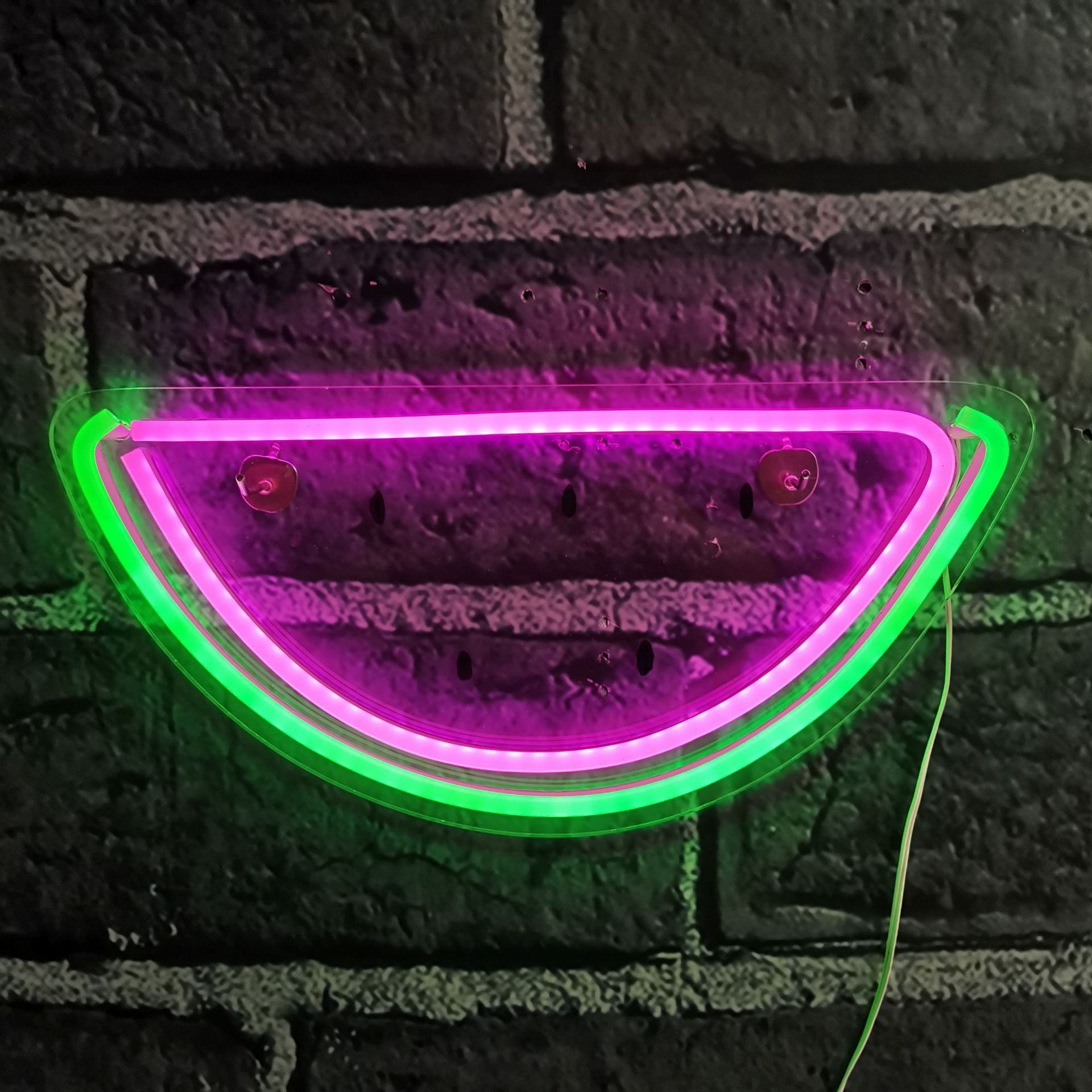 亚克力背板霓虹灯 跨境电商开私模系列 创意led霓虹灯 新品开发