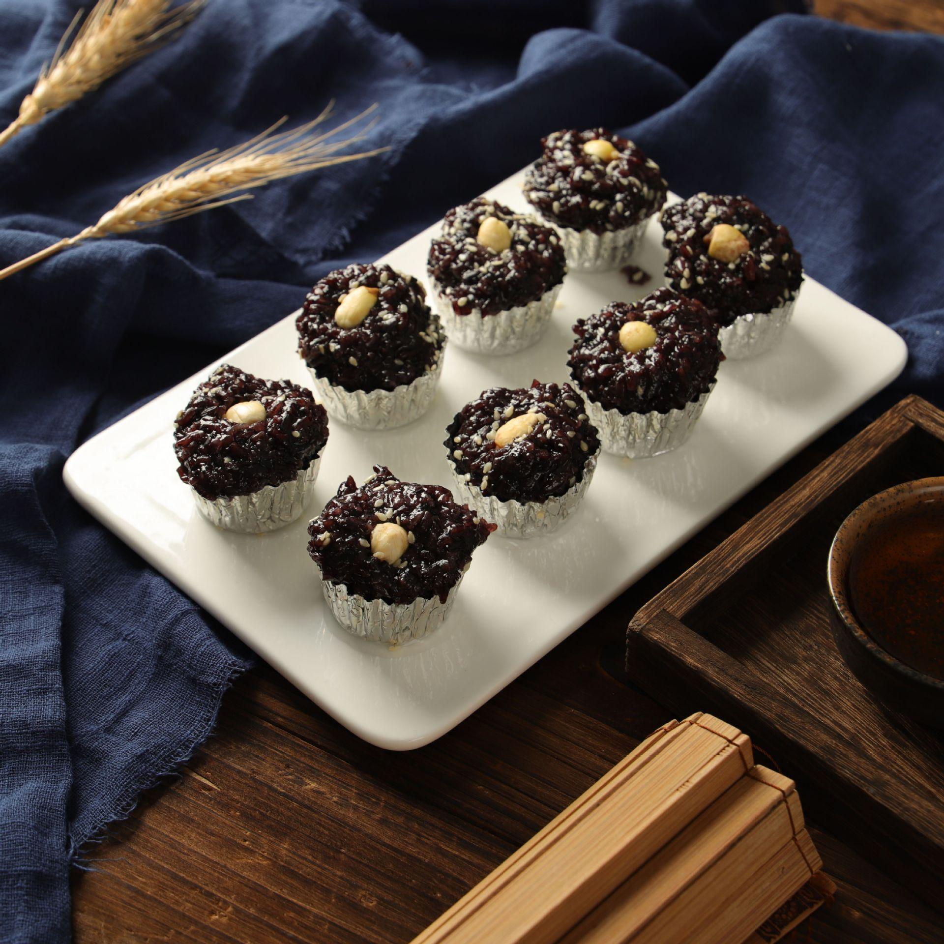 广式早点黑糯米糕 酒店早餐下午茶甜品小吃速冻糕点粿20包/箱260g