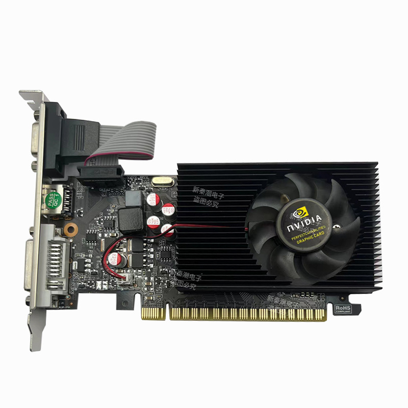 全新gt730 4g显卡ddr3半高刀卡独立显卡台式机电脑小机箱兼容办公