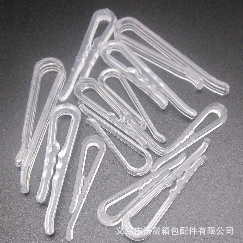 Factory Direct Sales Transparent Shirt Clip Collar Clip 5cm White Shirt Clip Large Quantity Can Be Discounted