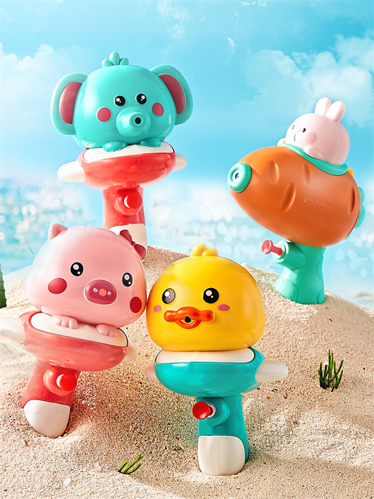 儿童新款网红卡通动物小水枪呲滋水喷洒戏水枪男女孩宝宝洗澡玩具