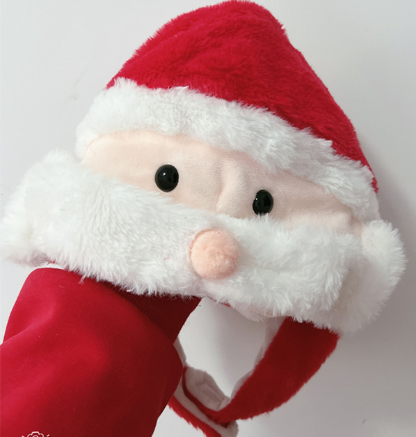 圣诞节礼物圣诞老人帽子麋鹿头套拍照道具头饰装饰品小礼品批发