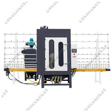 全自动玻璃喷砂机 立式镜面打沙机 Glass sandblasting machine