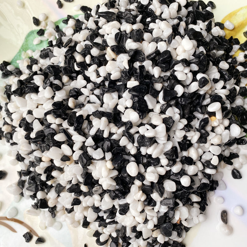 85成交0件相似黑白灰色砾石水洗石地面小石粒洗米石