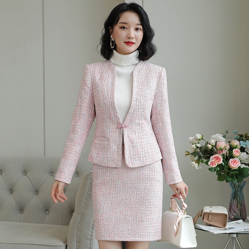 0成交374件春秋新款职业装女吊带连衣裙西装套装时尚正装ol工装