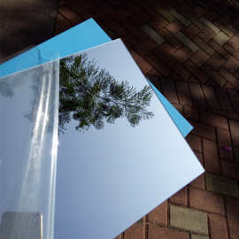 电镀银色 茶色 塑料pc镜片片材 pc镜面板材 玩具塑胶不碎pc镜片