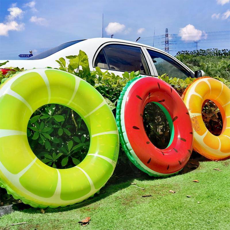 factory wholesale pvc children‘s special swimming ring water watermelon swim ring swim ring life buoy swimming product