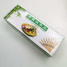 竹制水果叉子蛋糕叉单独包装小叉子一次性果签天然竹子寿司叉宿意
