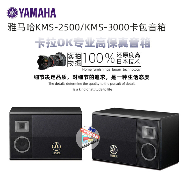 日本多媒体音响影院音箱 kms-2500/kms3000家庭娱乐卡拉ok音箱