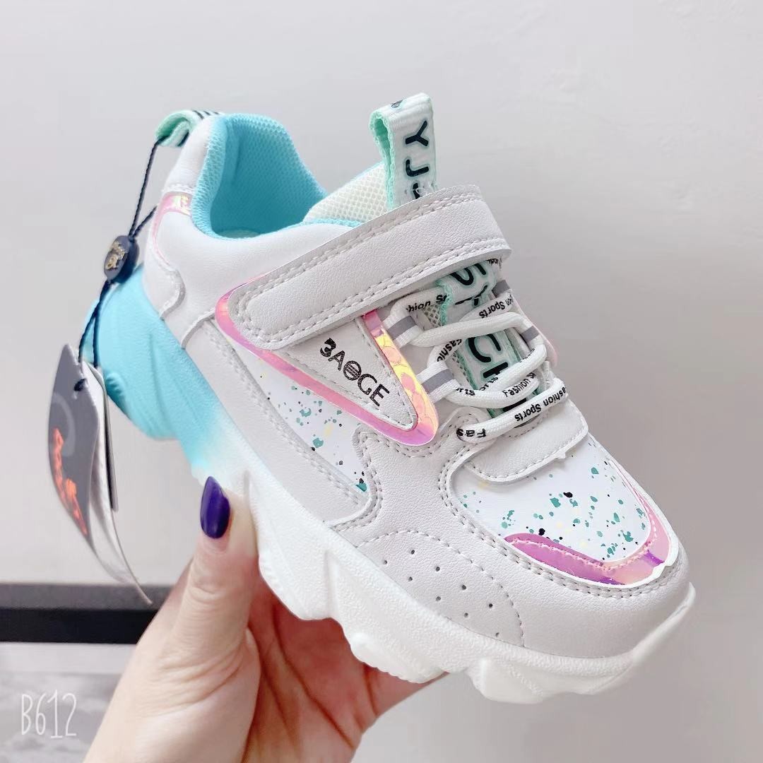 宝鸽童鞋2021春季新款男童学生运动鞋女童轻底防水