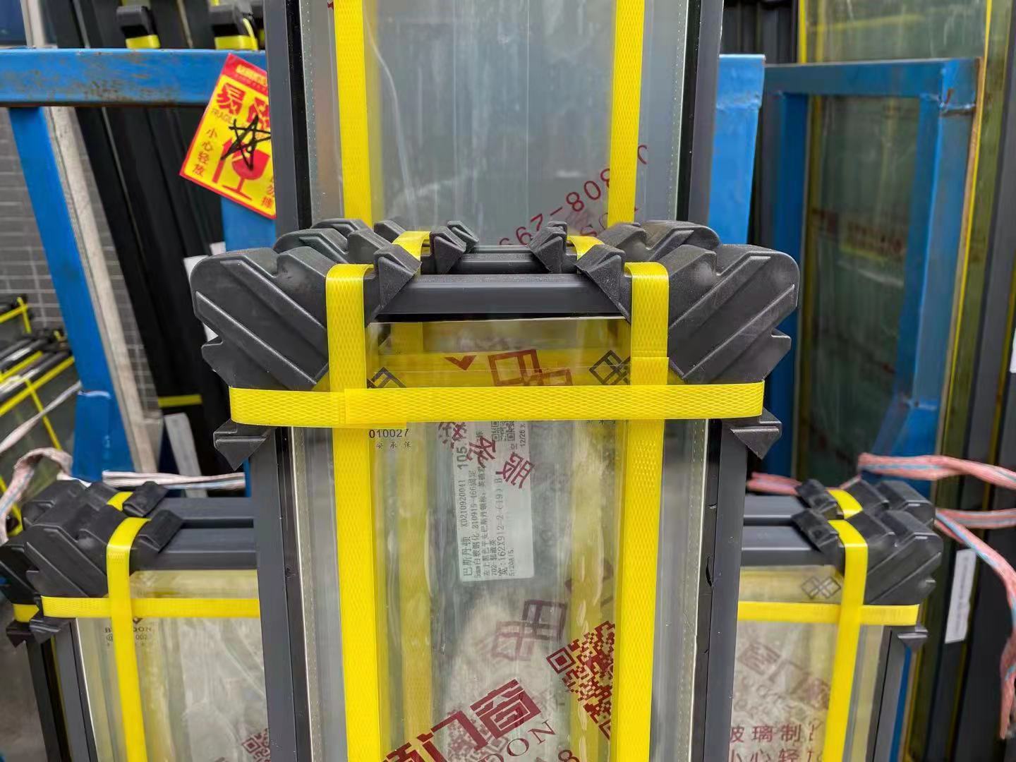 软胶加厚中空玻璃护角门窗扇钢化玻璃护角套配件塑料护角大量现货