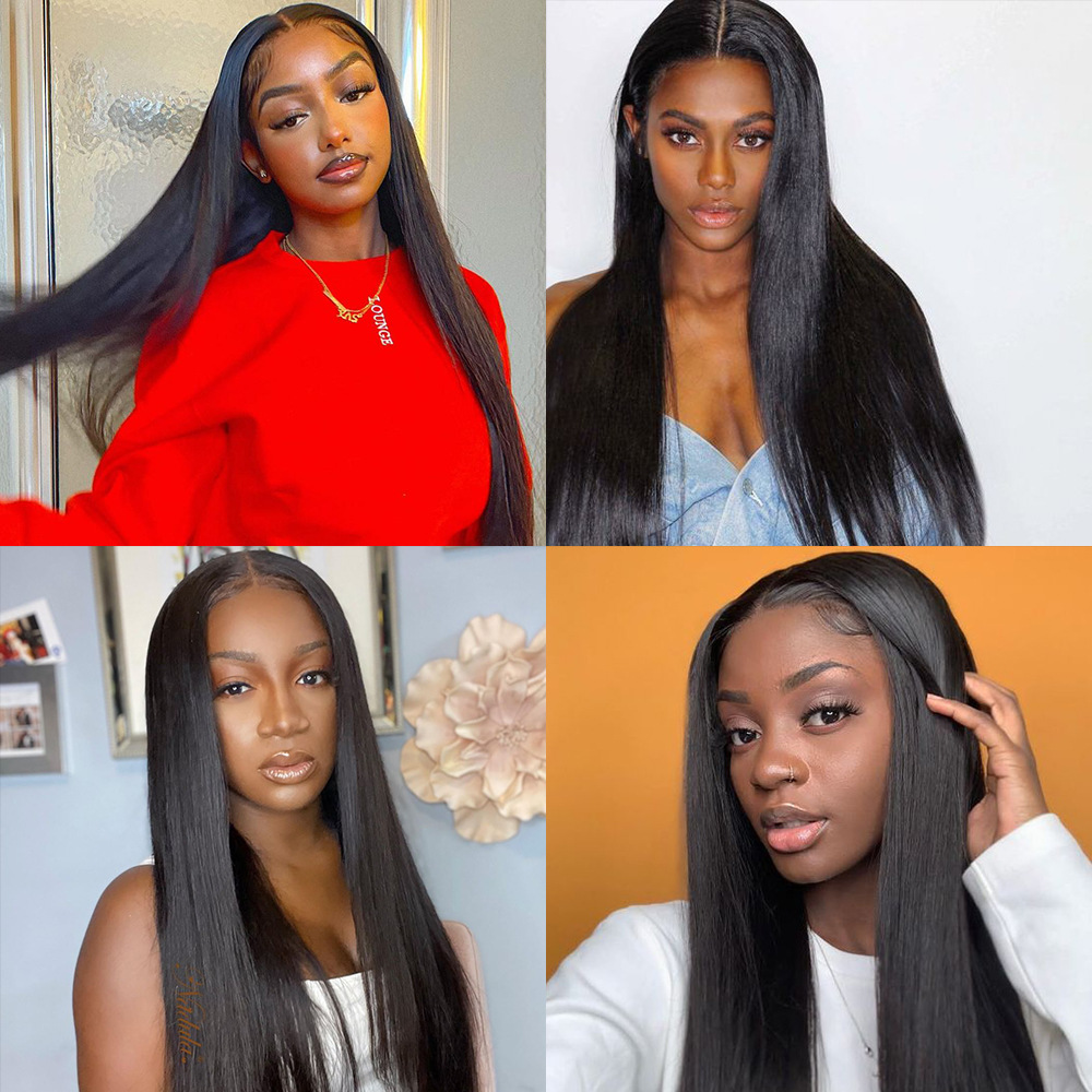 许昌假发巴西欧美长直发前蕾丝lacehuman hair真人发外贸厂家直销