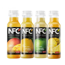 【3月15产】农夫山泉100%NFC橙汁300ml*6鲜榨冷藏款苹果汁凤梨汁
