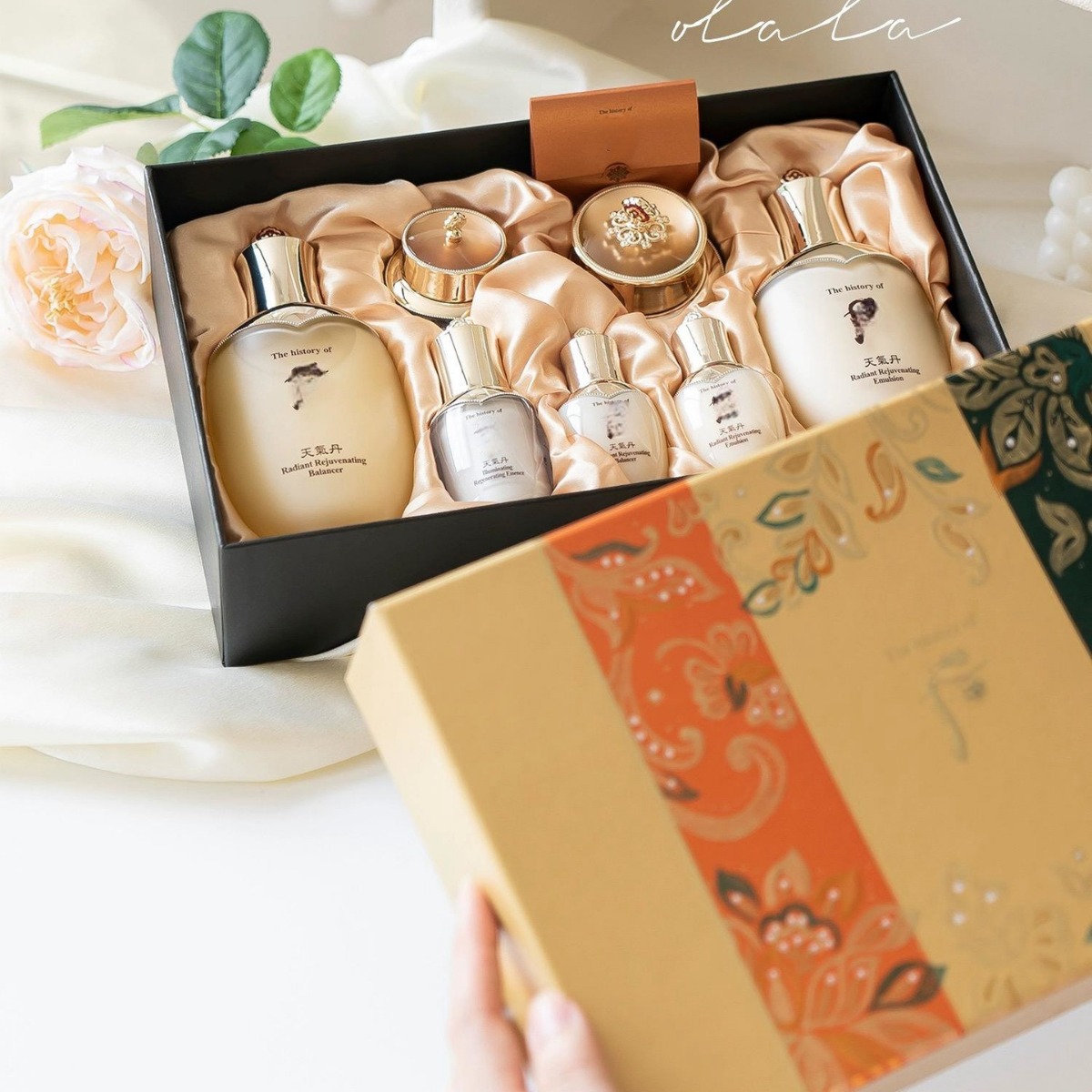 【官方正品】韩国天气/丹套盒七件套拱辰享天率丹津率享三件套盒