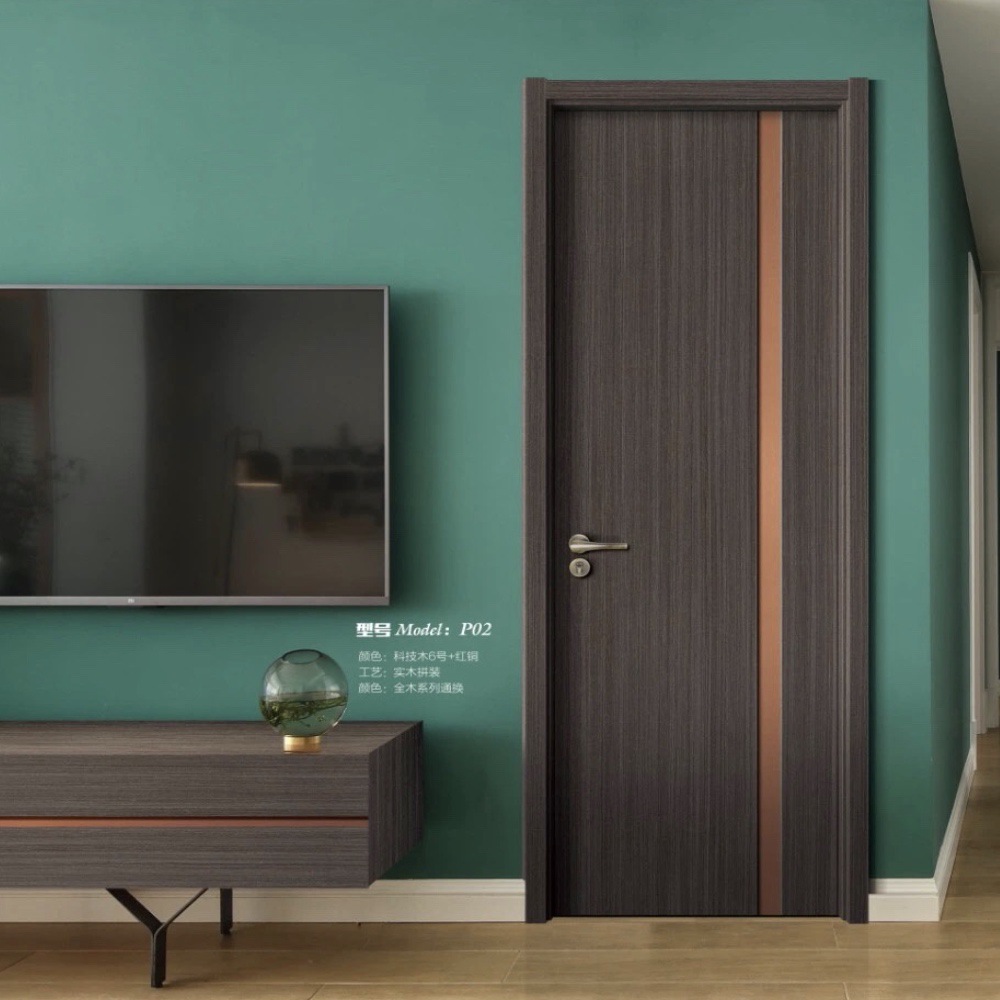 厂家批发定制室内门实木复合木门免漆生态套装门源头工厂