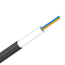 长承通信单模光纤2芯室外气吹微型光缆国际纤芯1米黑色外贸光缆