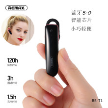 REMAX 睿量 商务蓝牙耳机 单耳无线手机耳机 蓝牙耳机 5.0 RB-T1