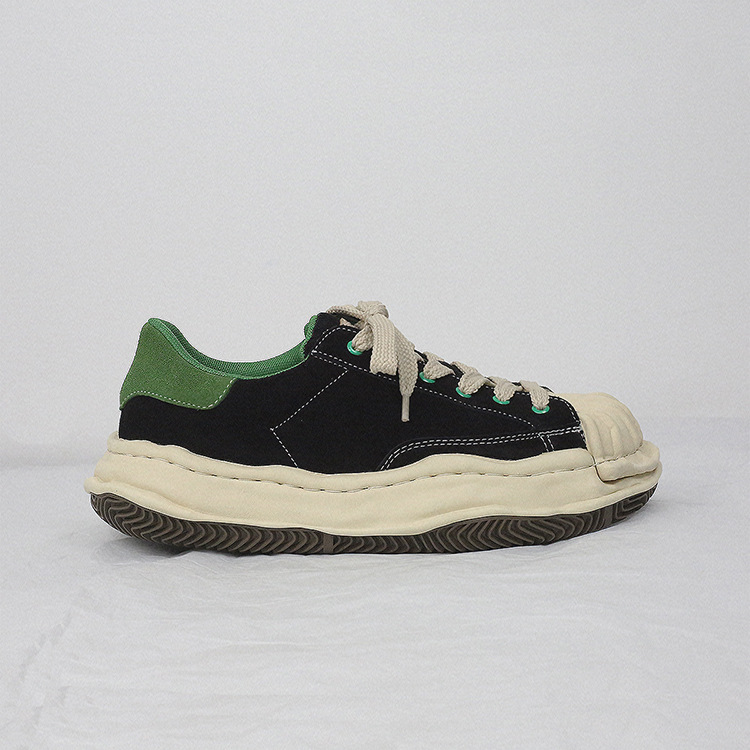 小众设计休闲百搭潮鞋子男潮流三原康裕溶解鞋贝壳头厚底板鞋男鞋