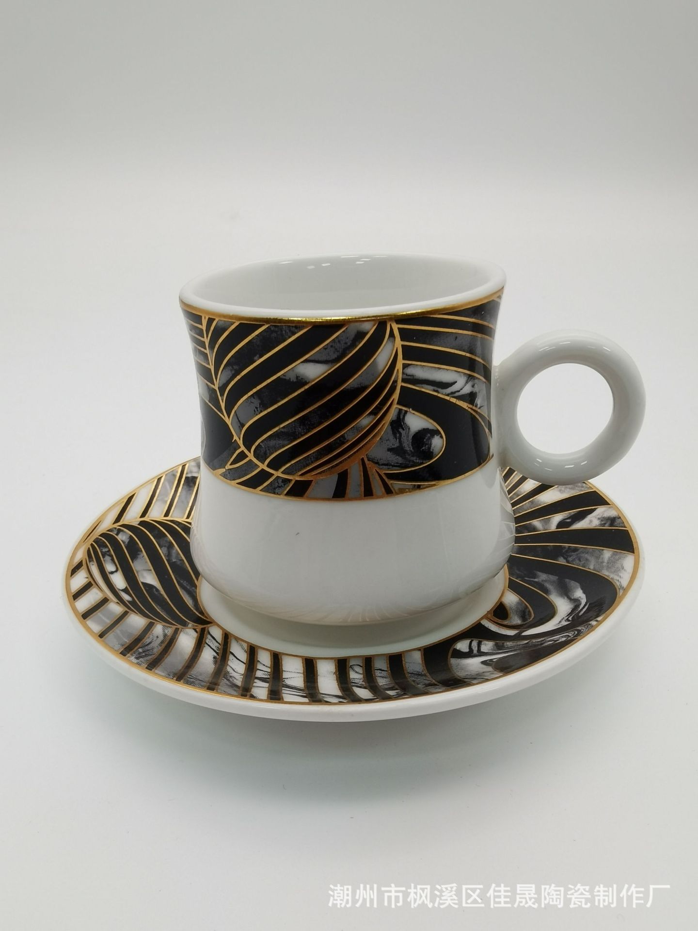欧式咖啡杯具创意陶瓷六杯六碟套装广告礼品盒套装赠品
