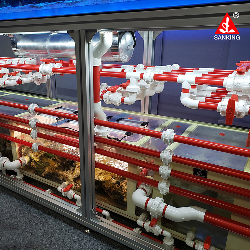 台湾管件pvc硬水管鱼缸水族配件红色pvc管硬管红管塑料下水管