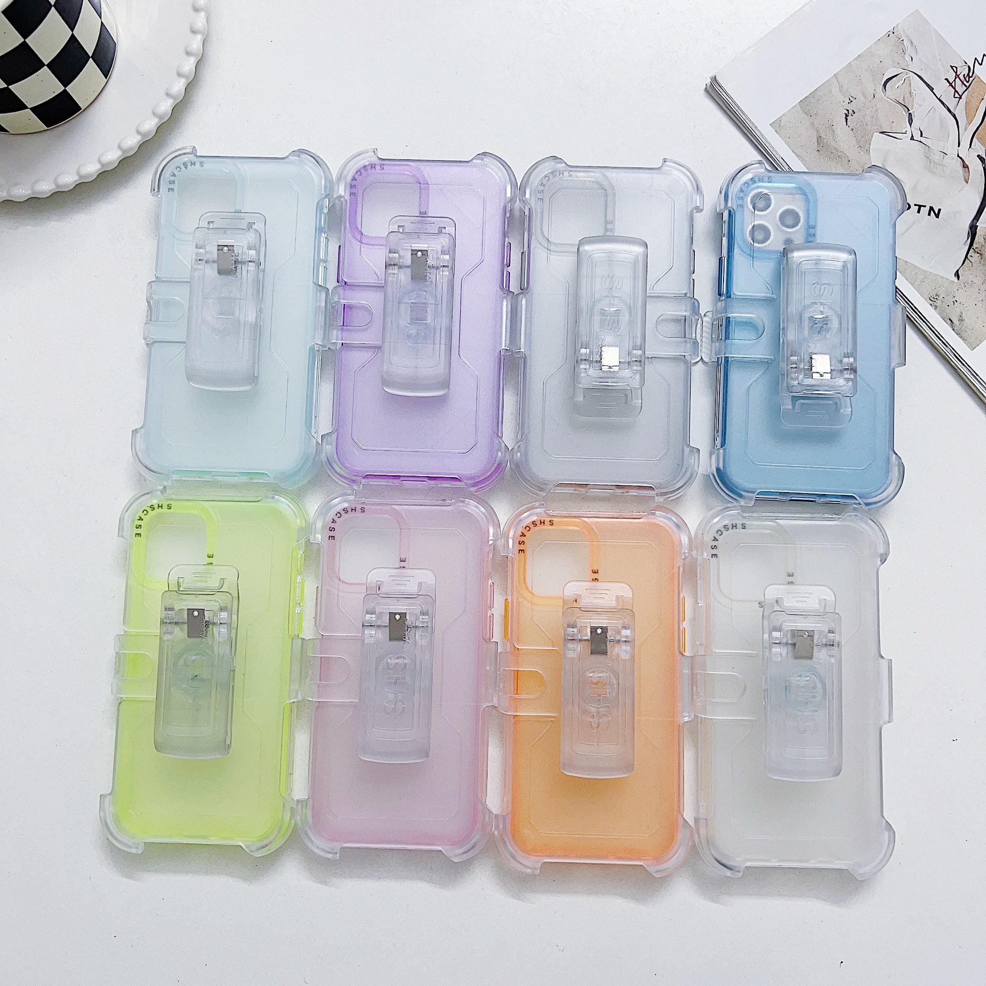 shs新款跨境适用苹果15运动滑套p30 lite保护套g24 power手机壳