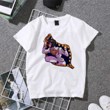 jojo的奇妙冒险 跨境休闲大码薄款情侣学生圆领短袖Anime T-shirt