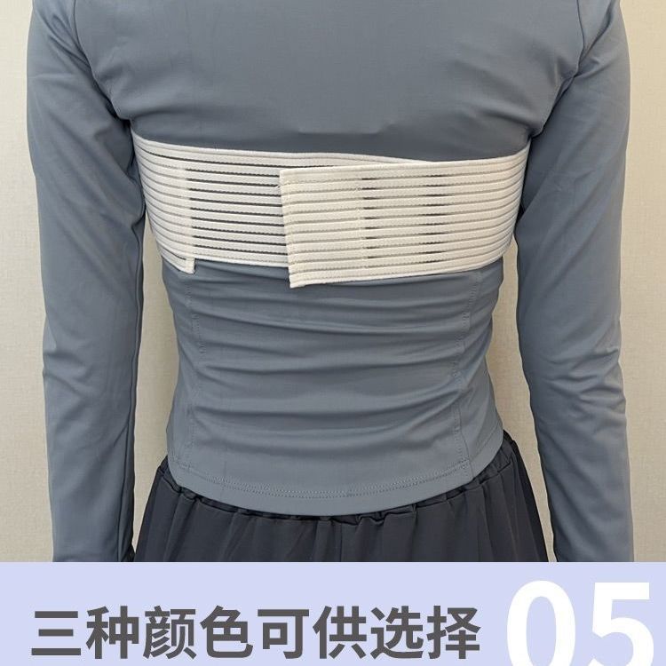 压胸跳绳跑步胸部束胸带高强度不晃动绷带护胸防震带弹力运动透气