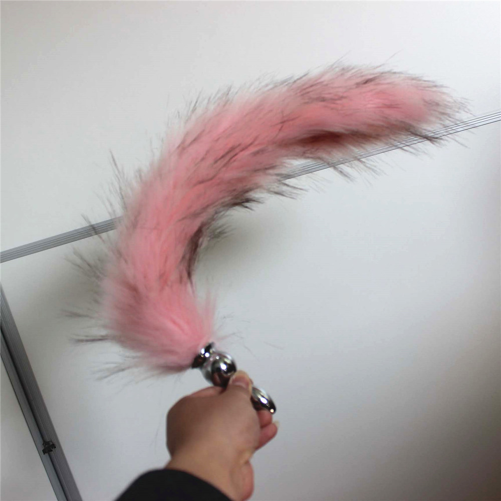 可弯曲 可拆卸 仿狐狸尾巴 cosplay舞会情趣用品二次元道具 w1033