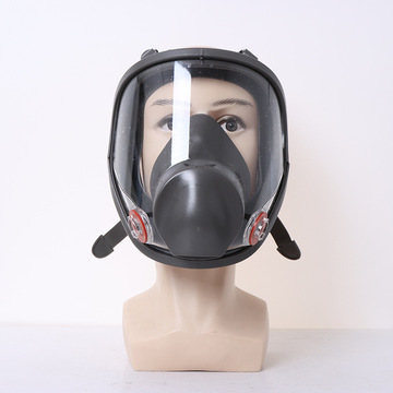 6800型双盒防毒全面罩喷漆化工防飞溅粉尘全面型大视野防护面具