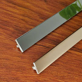 t4不锈钢实心t型条 木门柜门角花装饰条玫瑰金黑钛金装饰金属线条