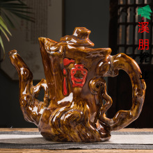 库存老酒2009年四川老窖树根王纯粮白酒浓香型52度500ml8瓶整箱
