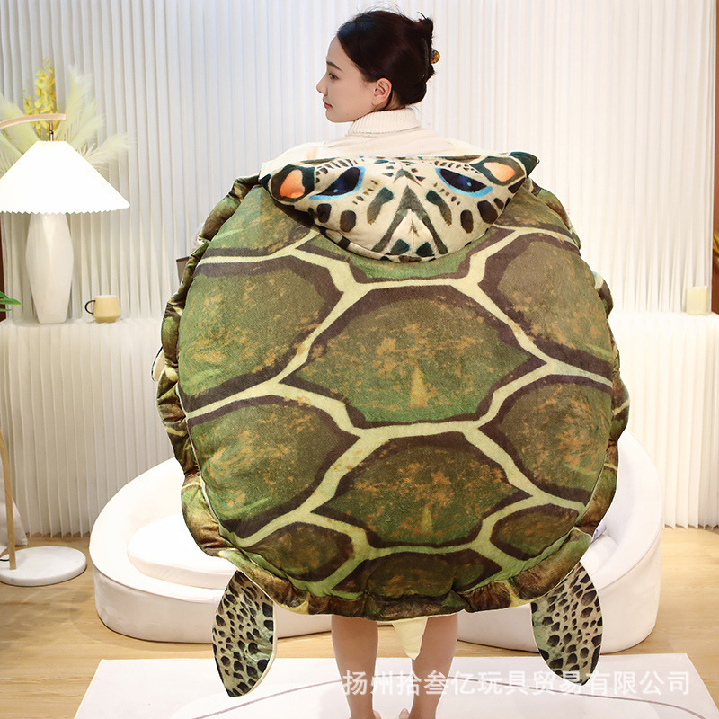 Cross-Border High-Profile Figure Wearable Turtle Clothes Turtle Shell Plush Toys Funny Props for Boyfriend Ladybug