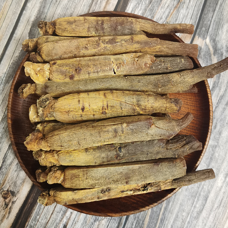 高丽参8年根黄马褂无糖红参别直参整支250克白皮参长白山压边条参