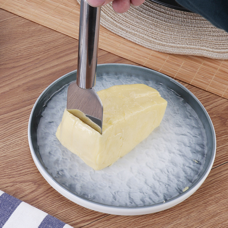 Stainless Steel Creative Cheese Four-Piece Set Cheese Cutting Fromage Butter Cutting Non-Dirty Hand Kitchen Baking Gadget