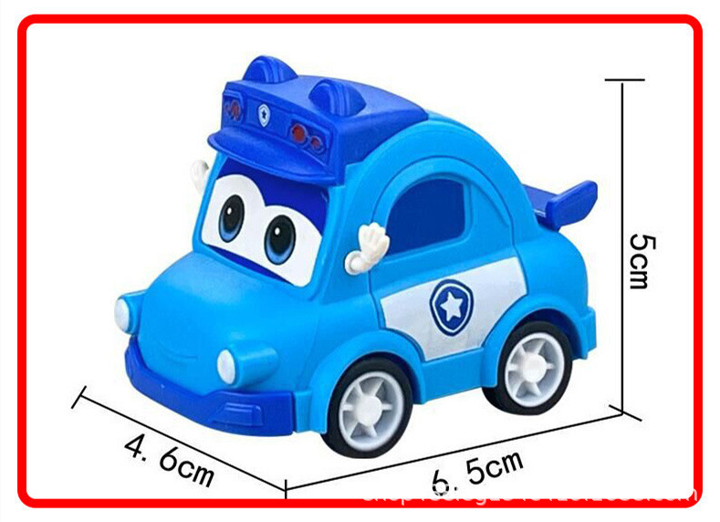 Genuine Goethe Variety School Bus Q Version Cartoon Fun Power Control Car Cake Baking Ornaments Gashapon Machine Toys